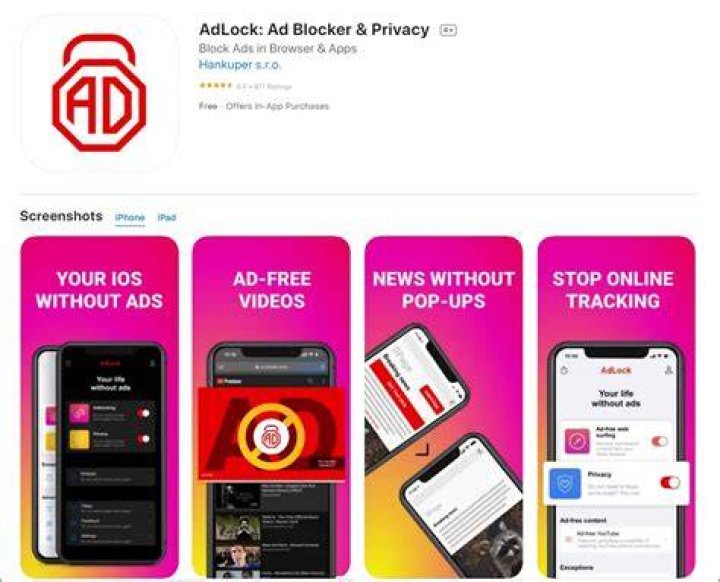 Ad blocker and tracker blocking browser extensions for privacy