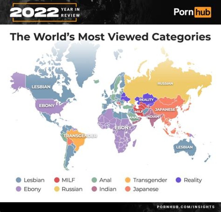 Adult content categories and video library