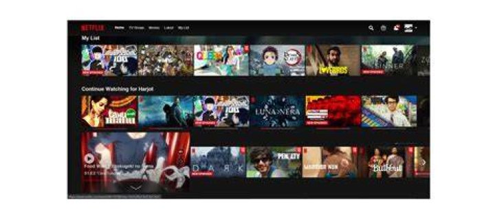 Adult streaming site content categories and navigation interface