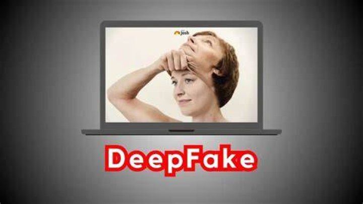 Illustration of AI creating deepfake videos