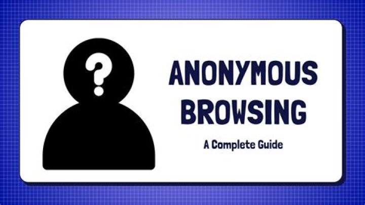 Anonymous browsing for adult content privacy