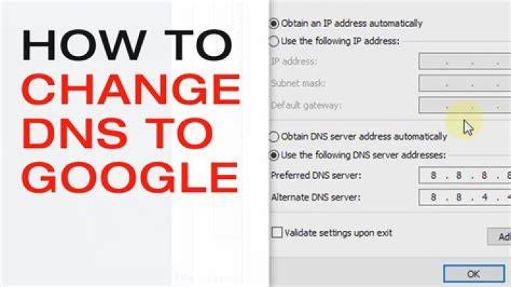 Changing DNS server settings to fix website access issues