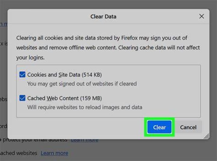 Clearing browser cache and cookies to fix streaming issues