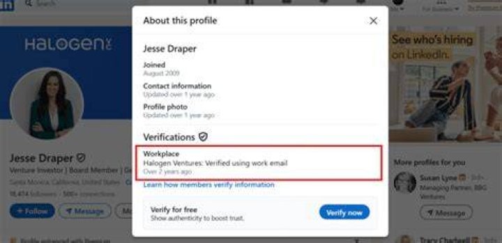 Verification badges and trust indicators on escort profiles