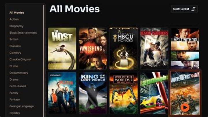 Adult film library categories and genres on streaming platform
