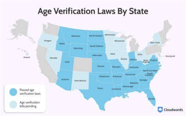 Legal age verification and adult content regulations