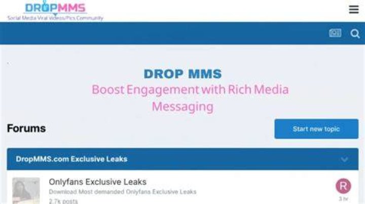 MMSLeak and DropMMS platforms