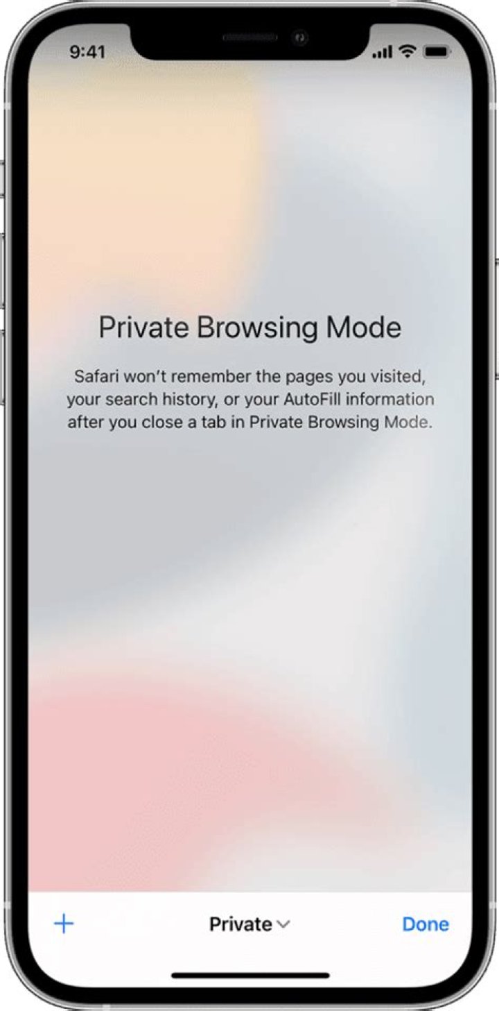 Private browsing mode for adult streaming privacy