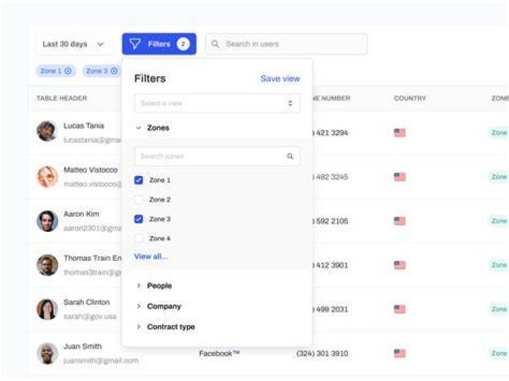 Sorting and filtering results in an adult content platform