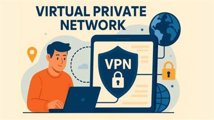 User using VPN and private browsing mode for safe adult content access