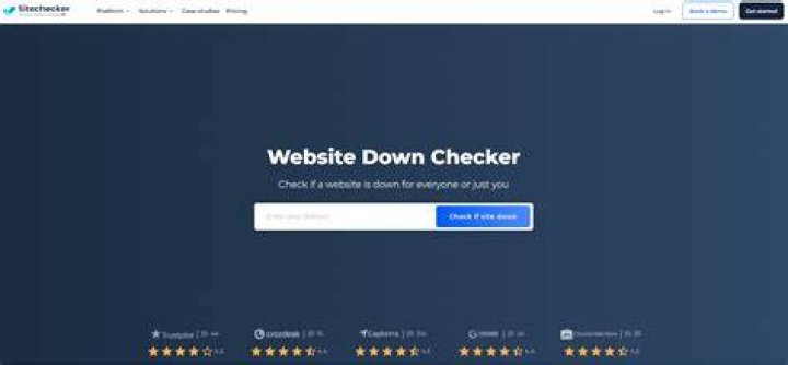 Checking if a website is down or just not working for you