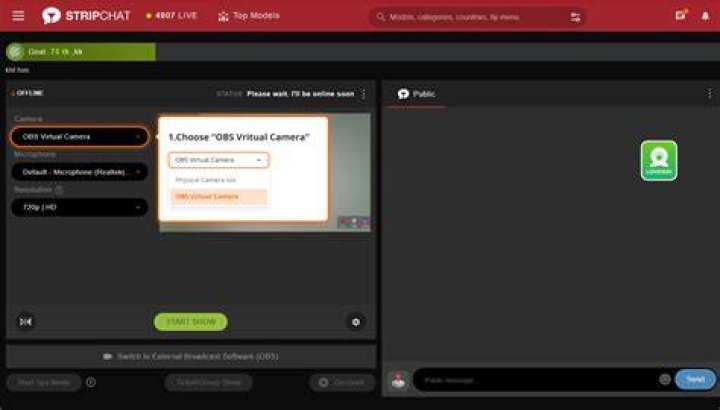 Deciding when to create an account on an adult streaming platform