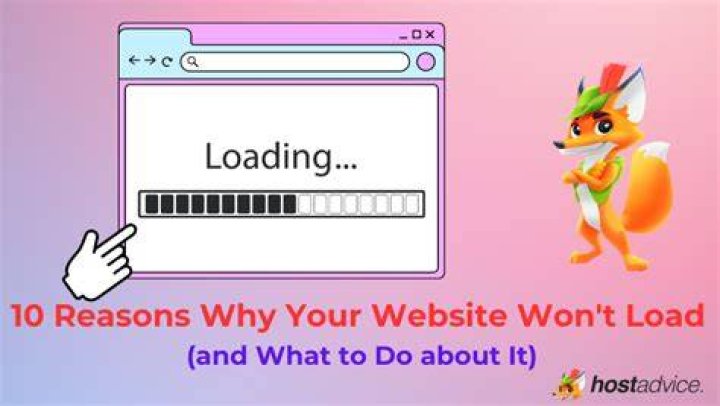 Why a media website is not loading - troubleshooting overview